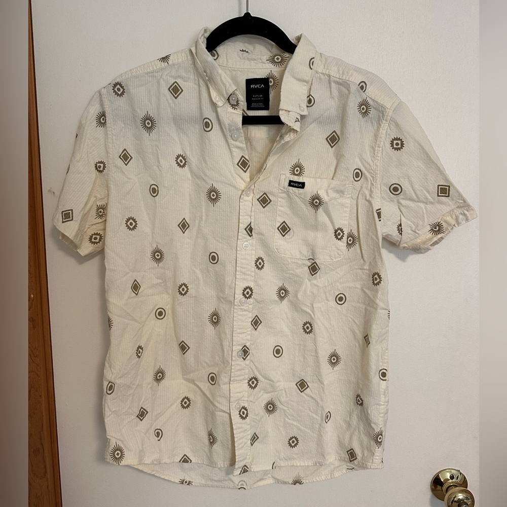 RVCA Men’s Short Sleeve Button Down